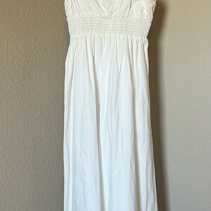 Zara White Maxi Dress